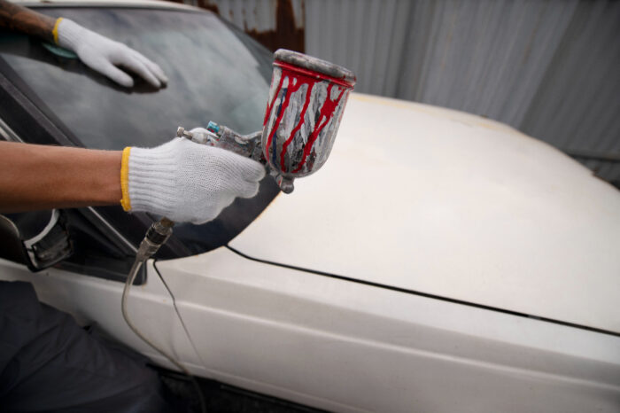 hydrophobic products in car paint and glass